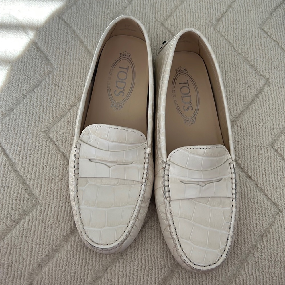 TODS driving loafer. Worn once